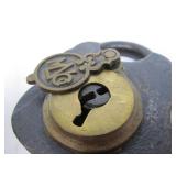 Iron & Brass MLN CO Railroad Style Lock
