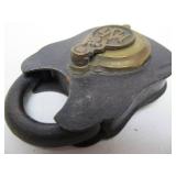 Iron & Brass MLN CO Railroad Style Lock