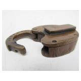 Antique Brass Minneapolis & St. Louis Railroad Lock