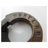 Antique Brass Minneapolis & St. Louis Railroad Lock