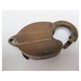 Antique Brass Minneapolis & St. Louis Railroad Lock