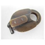 Antique Brass Railroad Lock