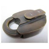 Antique Brass Railroad Lock