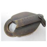 Antique Brass Railroad Lock