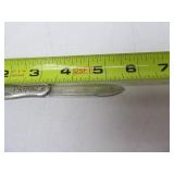 Vintage Zippo Lighter w/ Antique Tobacco Box & Victorian Sterling Silver Pocket Knife