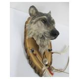 Large Native American Style Wolf