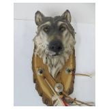 Large Native American Style Wolf