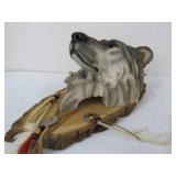 Large Native American Style Wolf