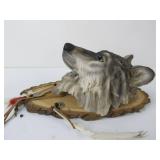 Large Native American Style Wolf