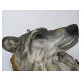 Large Native American Style Wolf