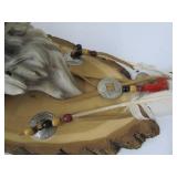 Large Native American Style Wolf