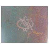 Old Vintage QUAKER STATE Wood Handle 5 Gallon Motor Oil Can