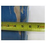 Old Vintage Blue Painted Farmhouse Bathroom Medicine Cabinet w/Mirror