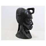 Very Nice African Hardwood Bust Sculpture