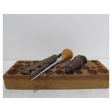 Lot of Vintage Woodworking Tools Folding Rulers etc