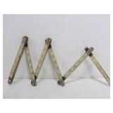 Lot of Vintage Woodworking Tools Folding Rulers etc