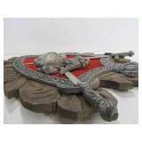 Large Vintage US MARINES Metal Wall Plaque