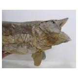 Vintage Taxidermy Muskie Mount