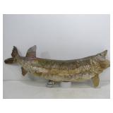 Vintage Taxidermy Muskie Mount