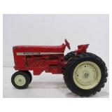 2 Vintage Diecast International Tractors w/Trailers