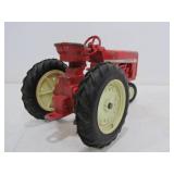 2 Vintage Diecast International Tractors w/Trailers