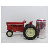 2 Vintage Diecast International Tractors w/Trailers