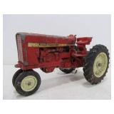2 Vintage Diecast International Tractors w/Trailers
