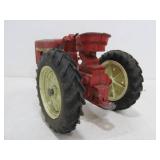 2 Vintage Diecast International Tractors w/Trailers