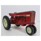 2 Vintage Diecast International Tractors w/Trailers