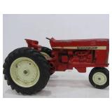2 Vintage Diecast International Tractors w/Trailers