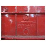 2 Vintage Diecast International Tractors w/Trailers