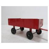 2 Vintage Diecast International Tractors w/Trailers