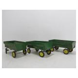 Diecast JOHN DEERE Tractors w/Trailers