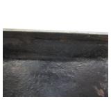 Early Antique Oil Lamp w/Thick Solid Hand Painted Glass