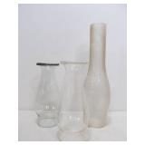 Group of Vintage Oil Lamps & Accessories