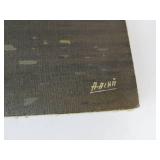 Lot of 4 Vintage Bolivian Oil on Canvas Paintings