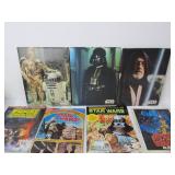 Great Lot of Vintage STAR WARS Books Folders Magazines etc