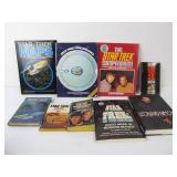 Group of Vintage & Newer STAR TREK Books Maps Concordance & Compendium