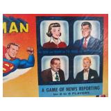 Orig Vintage 1954 Transogram SUPERMAN Board Game