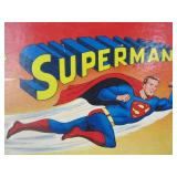 Orig Vintage 1954 Transogram SUPERMAN Board Game