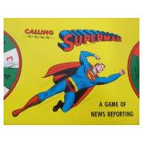 Orig Vintage 1954 Transogram SUPERMAN Board Game