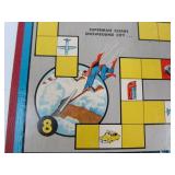 Orig Vintage 1954 Transogram SUPERMAN Board Game