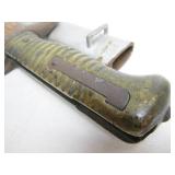 2 Orig Antique 19th Century Brass Handled French Bayonets w/Scabbards