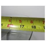 Beveled Glass Top Table w/Working Clock