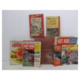 Group of Vintage Hot Rod & Car Magazines Books etc