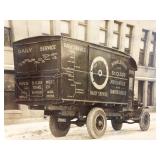 Very Cool Antique ca 1920 Minnesota Delivery Truck Photograph