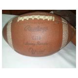 Leather footballs - vintage  excellent.