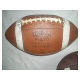 Leather footballs - vintage  excellent.