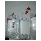 Duracell car chargers & audio cables. No name earbuds.