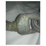 Double pulley with hook - excellent & huge.